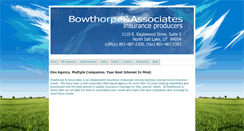 Desktop Screenshot of bowthorpeinsurance.com