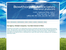 Tablet Screenshot of bowthorpeinsurance.com